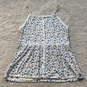 Cute American Eagle Floral Tank Top
